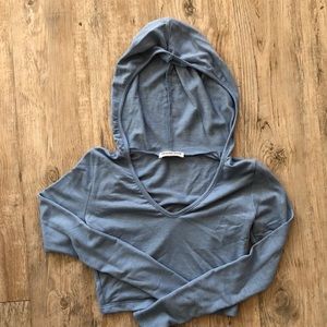Dusty Blue Hooded Lounge Set